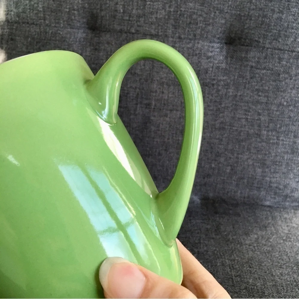 Oversized Spring Green Coffee Mug, 16 oz